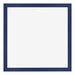 Cadre Photo 25x25cm Bleu Foncé Patiné MDF Bologna De Face | Yourdecoration.fr