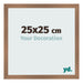 Cadre Photo 25x25cm Cuivre Décor MDF Bologna De Face Mesure | Yourdecoration.fr