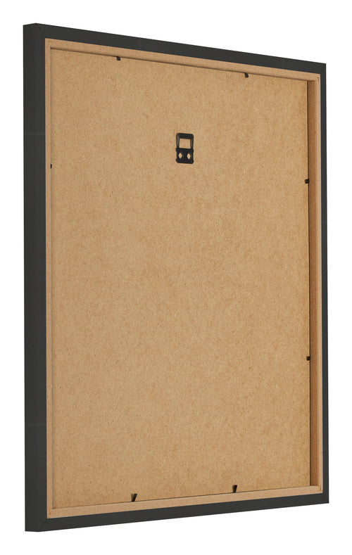 Cadre Photo 25x25cm Noir Grain de Bois MDF Bologna Arriere Oblique | Yourdecoration.fr