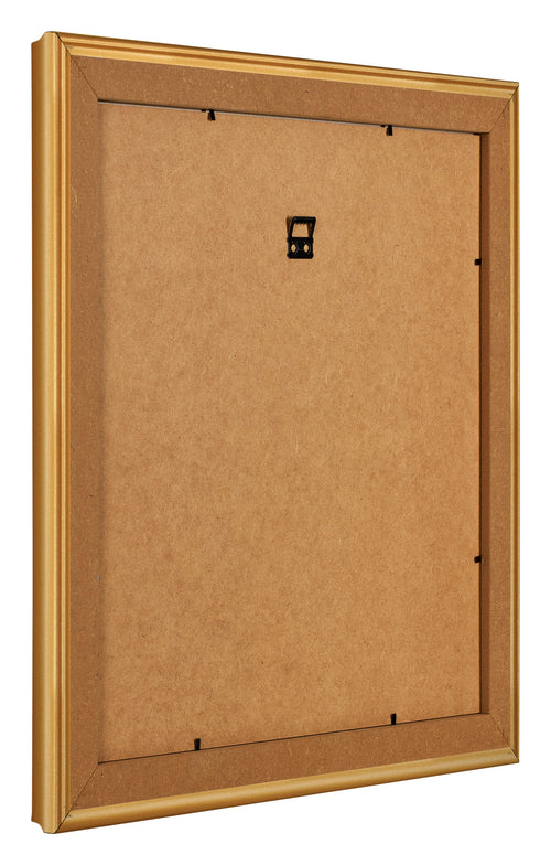 Cadre Photo 25x25cm Or Mat MDF Lazio Arriere Oblique | Yourdecoration.fr