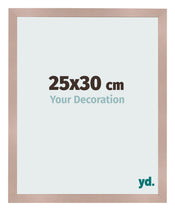 Cadre Photo 25x30 cm Rose Ancien MDF Bologna De Face Mesure | Yourdecoration.fr