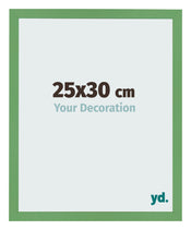 Cadre Photo 25x30 cm Vert MDF Bologna De Face Mesure | Yourdecoration.fr