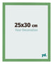Cadre Photo 25x30 cm Vert MDF Bologna De Face Mesure | Yourdecoration.fr