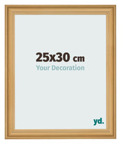 Cadre Photo 25x30cm De Pin Grain de Bois MDF Lazio De Face Mesure | Yourdecoration.fr