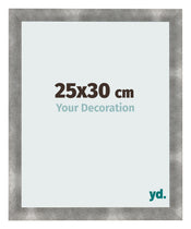 Cadre Photo 25x30cm Metal Vintage MDF Pisa De Face Mesure | Yourdecoration.fr