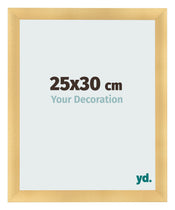 Cadre Photo 25x30cm Or Vintage MDF Pisa De Face Mesure | Yourdecoration.fr