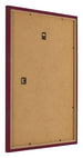 Cadre Photo 25x30cm Vin Rouge Patine MDF Bologna Arriere Oblique | Yourdecoration.fr