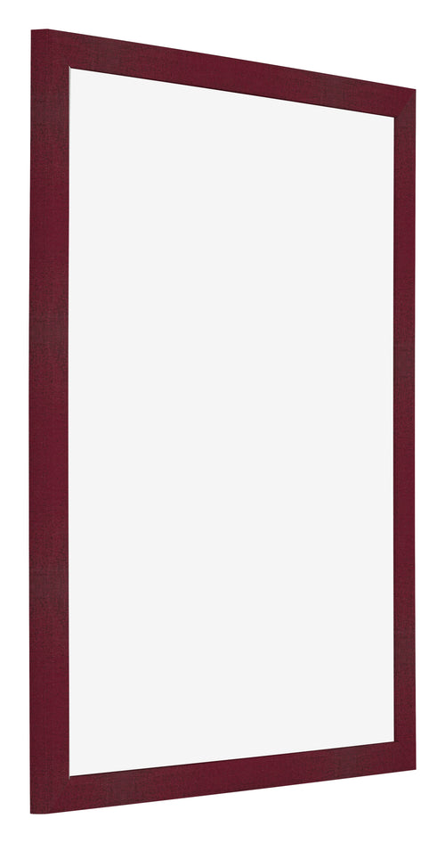 Cadre Photo 25x30cm Vin Rouge Patine MDF Bologna De Face Oblique | Yourdecoration.fr