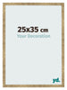 Cadre Photo 25x35cm Or Antique MDF Bologna De Face Mesure | Yourdecoration.fr