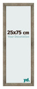 Cadre Photo 25x75 cm Metal Vintage MDF Bologna De Face Mesure | Yourdecoration.fr
