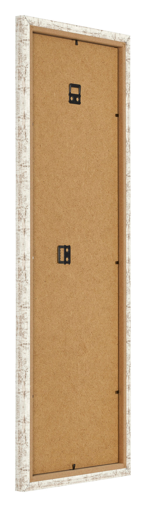 Cadre Photo 25x75cm Blanc Vintage MDF Bologna Arriere Oblique | Yourdecoration.fr