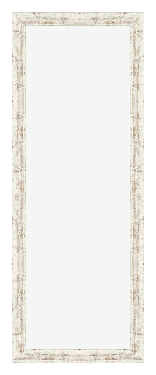 Cadre Photo 25x75cm Blanc Vintage MDF Bologna De Face | Yourdecoration.fr