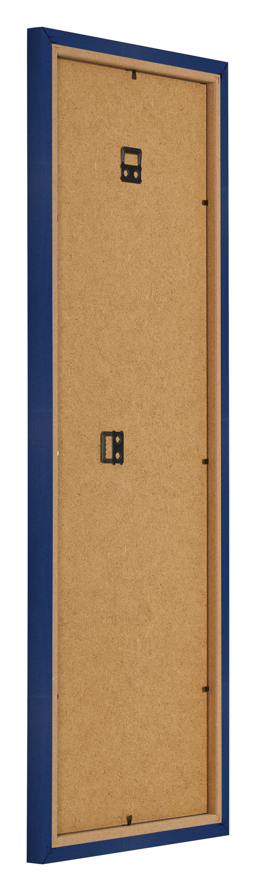 Cadre Photo 25x75cm Bleu Foncé Patiné MDF Bologna Arriere Oblique | Yourdecoration.fr