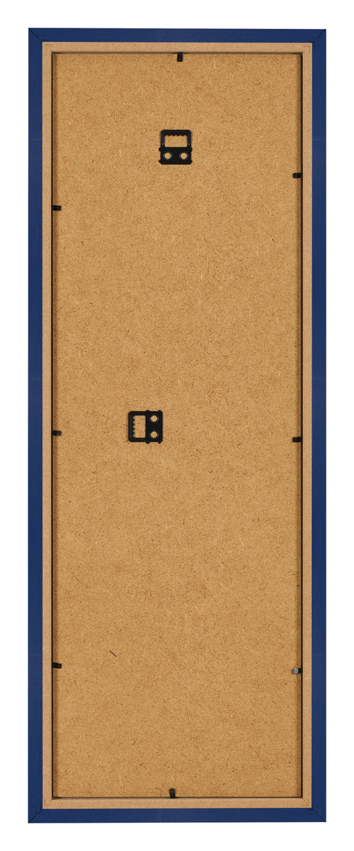 Cadre Photo 25x75cm Bleu Foncé Patiné MDF Bologna Arriere | Yourdecoration.fr