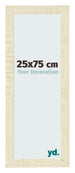 Cadre Photo 25x75cm Chene Sonoma MDF Pisa De Face Mesure | Yourdecoration.fr