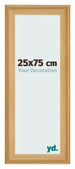 Cadre Photo 25x75cm De Pin Grain de Bois MDF Lazio De Face Mesure | Yourdecoration.fr