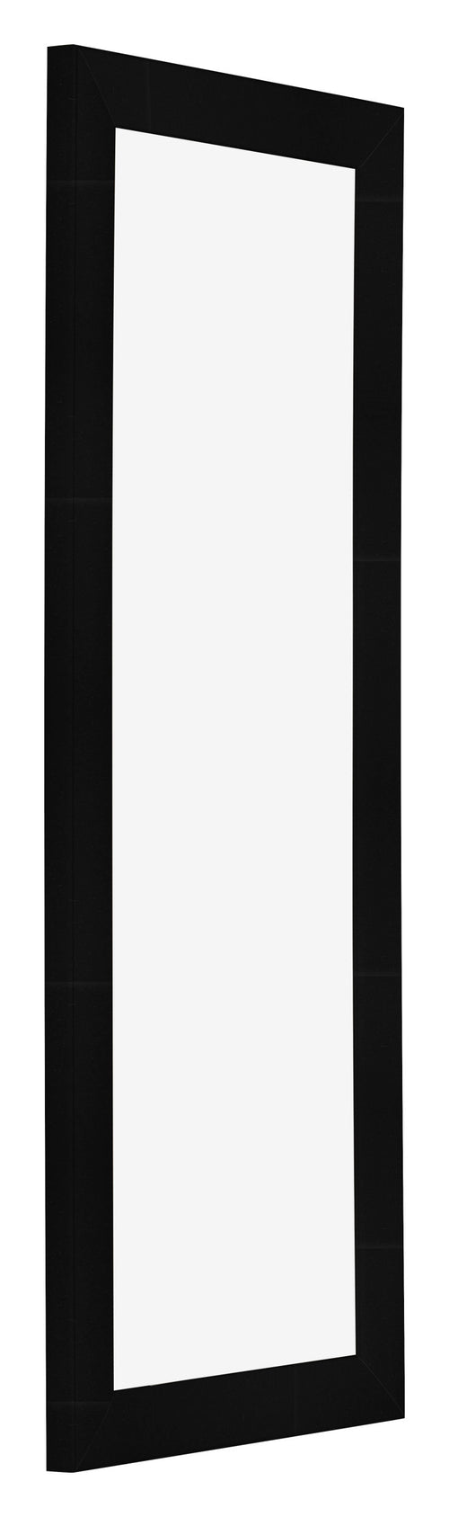 Cadre Photo 25x75cm Noir Argent Poli MDF Pisa De Face Oblique | Yourdecoration.fr