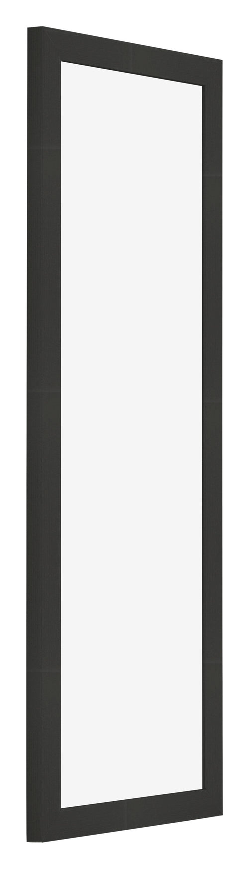 Cadre Photo 25x75cm Noir Grain de Bois MDF Bologna De Face Oblique | Yourdecoration.fr