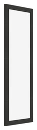 Cadre Photo 25x75cm Noir Grain de Bois MDF Bologna De Face Oblique | Yourdecoration.fr