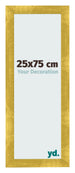 Cadre Photo 25x75cm Or Vintage MDF Pisa De Face Mesure | Yourdecoration.fr