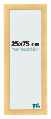 Cadre Photo 25x75cm Or Vintage MDF Pisa De Face Mesure | Yourdecoration.fr