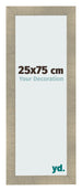 Cadre Photo 25x75cm Or Vintage MDF Pisa De Face Mesure | Yourdecoration.fr