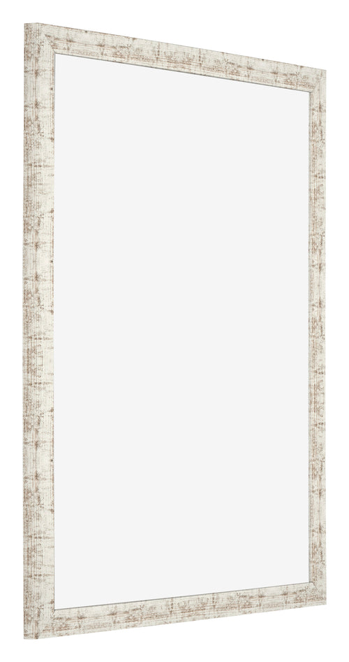 Cadre Photo 28x35cm Blanc Vintage MDF Bologna De Face Oblique | Yourdecoration.fr