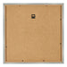 Cadre Photo 30x30cm Aluminium Brossé MDF Bologna Arriere | Yourdecoration.fr