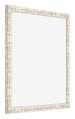 Cadre Photo 30x30cm Blanc Vintage MDF Bologna De Face Oblique | Yourdecoration.fr