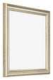 Cadre Photo 30x30cm Brillance Metallique MDF Lazio De Face Oblique | Yourdecoration.fr