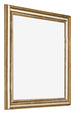 Cadre Photo 30x30cm Or Antique MDF Lazio De Face Oblique | Yourdecoration.fr