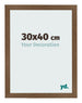 Cadre Photo 30x40 cm Chene Rustique MDF Bologna De Face Mesure | Yourdecoration.fr
