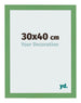 Cadre Photo 30x40 cm Vert MDF Bologna De Face Mesure | Yourdecoration.fr