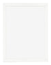 Cadre Photo 30x40cm Blanc Brillant MDF Bologna De Face | Yourdecoration.fr