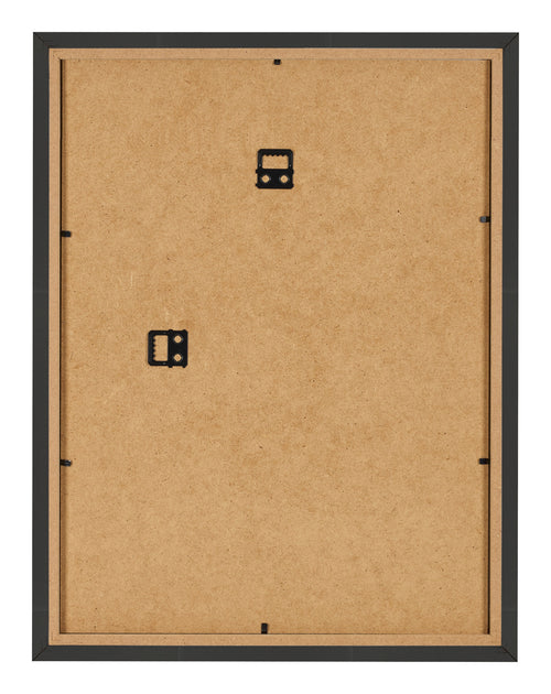 Cadre Photo 30x40cm Noir Grain de Bois MDF Bologna Arriere | Yourdecoration.fr
