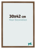 Cadre Photo 30x42 cm Chene Rustique MDF Bologna De Face Mesure | Yourdecoration.fr
