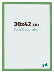 Cadre Photo 30x42 cm Vert MDF Bologna De Face Mesure | Yourdecoration.fr