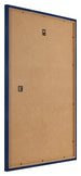 Cadre Photo 30x42cm Bleu Foncé Patiné MDF Bologna Arriere Oblique | Yourdecoration.fr