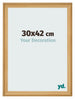Cadre Photo 30x42cm De Pin Grain de Bois MDF Lazio De Face Mesure | Yourdecoration.fr