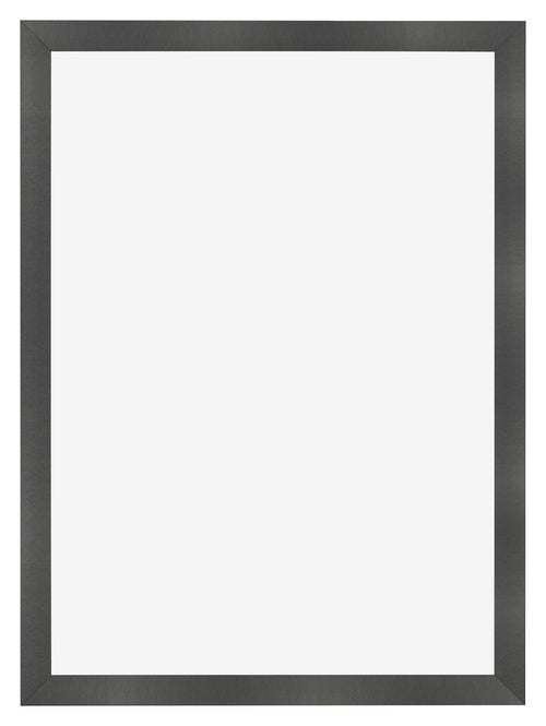 Cadre Photo 30x42cm Noir Argent Poli MDF Pisa De Face | Yourdecoration.fr