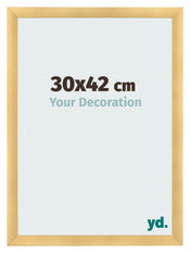 Cadre Photo 30x42cm Or Vintage MDF Pisa De Face Mesure | Yourdecoration.fr