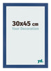 Cadre Photo 30x45 cm Bleu Fonce MDF Bologna De Face Mesure | Yourdecoration.fr