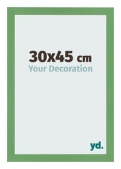 Cadre Photo 30x45 cm Vert MDF Bologna De Face Mesure | Yourdecoration.fr