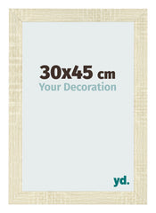 Cadre Photo 30x45cm Chene Sonoma MDF Pisa De Face Mesure | Yourdecoration.fr