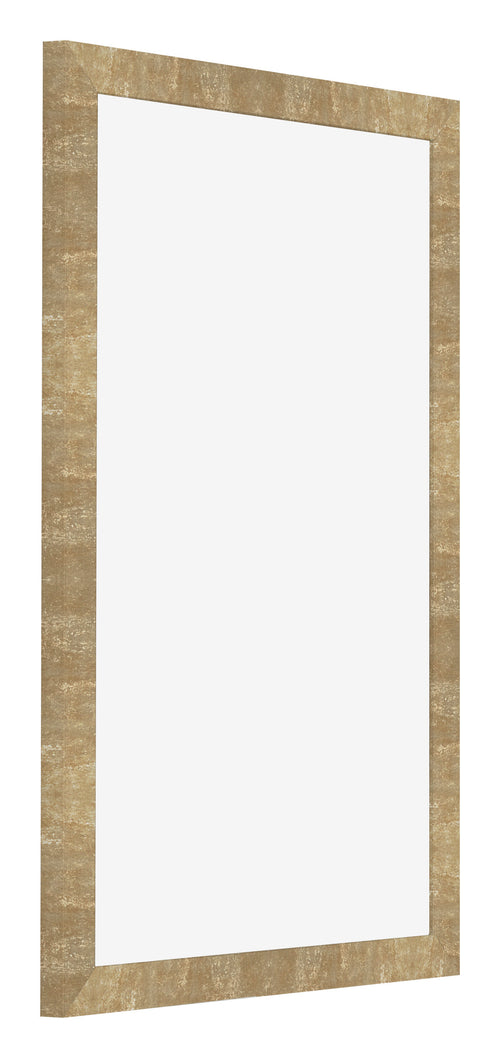 Cadre Photo 30x45cm Or Antique MDF Bologna De Face Oblique | Yourdecoration.fr