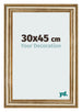 Cadre Photo 30x45cm Or Antique MDF Lazio De Face Mesure | Yourdecoration.fr