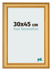 Cadre Photo 30x45cm Or Mat MDF Lazio De Face Mesure | Yourdecoration.fr
