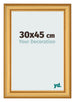 Cadre Photo 30x45cm Or Mat MDF Lazio De Face Mesure | Yourdecoration.fr