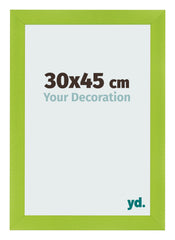 Cadre Photo 30x45cm Vert MDF Pisa De Face Mesure | Yourdecoration.fr