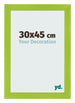 Cadre Photo 30x45cm Vert MDF Pisa De Face Mesure | Yourdecoration.fr
